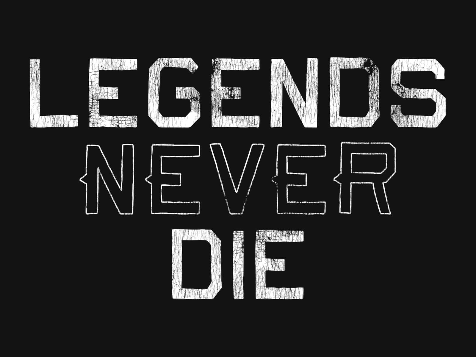 Legends Never Die T - Shirt Wallpaper