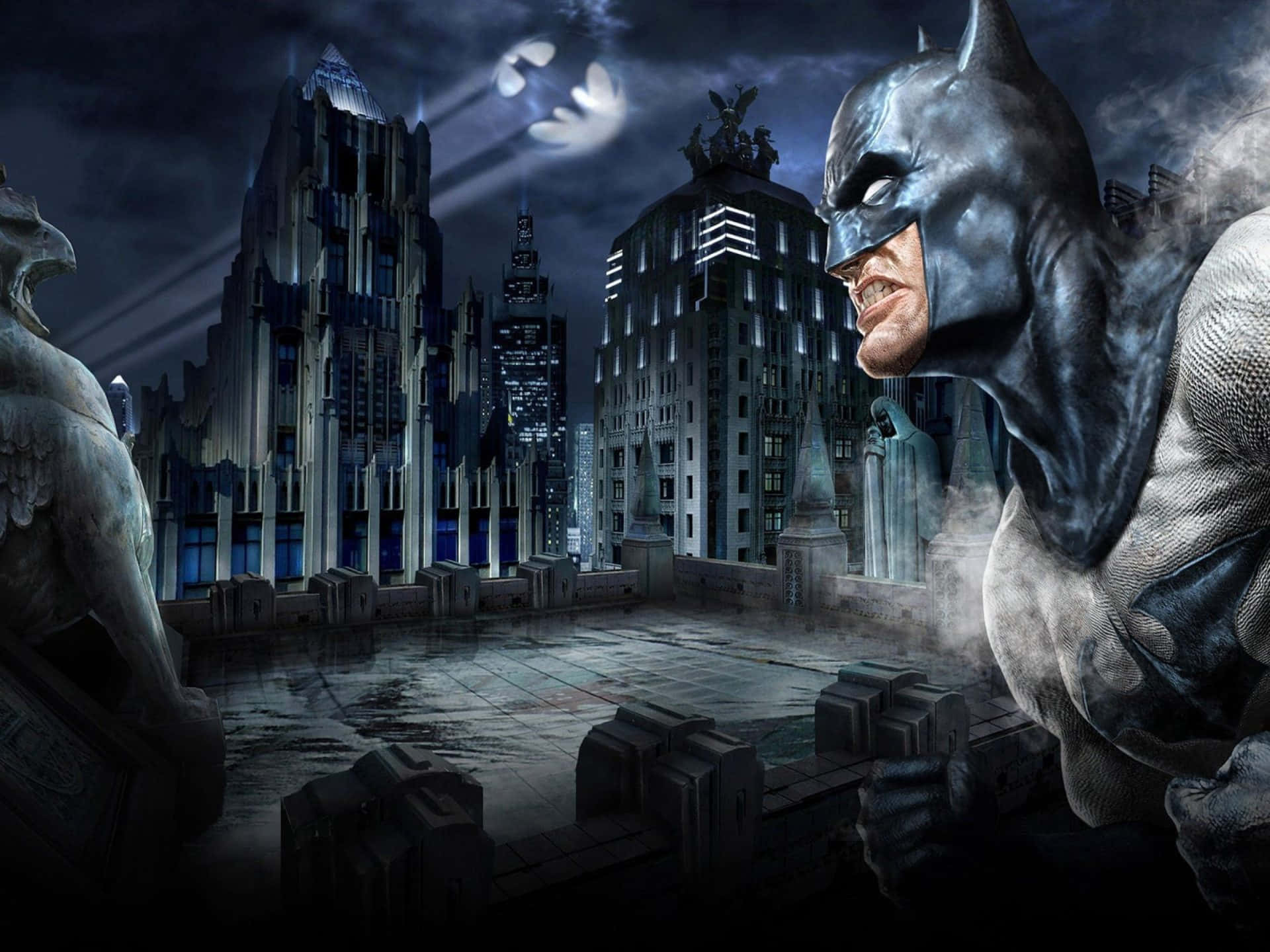 The Dark Knight Returns - Batman in Action Wallpaper