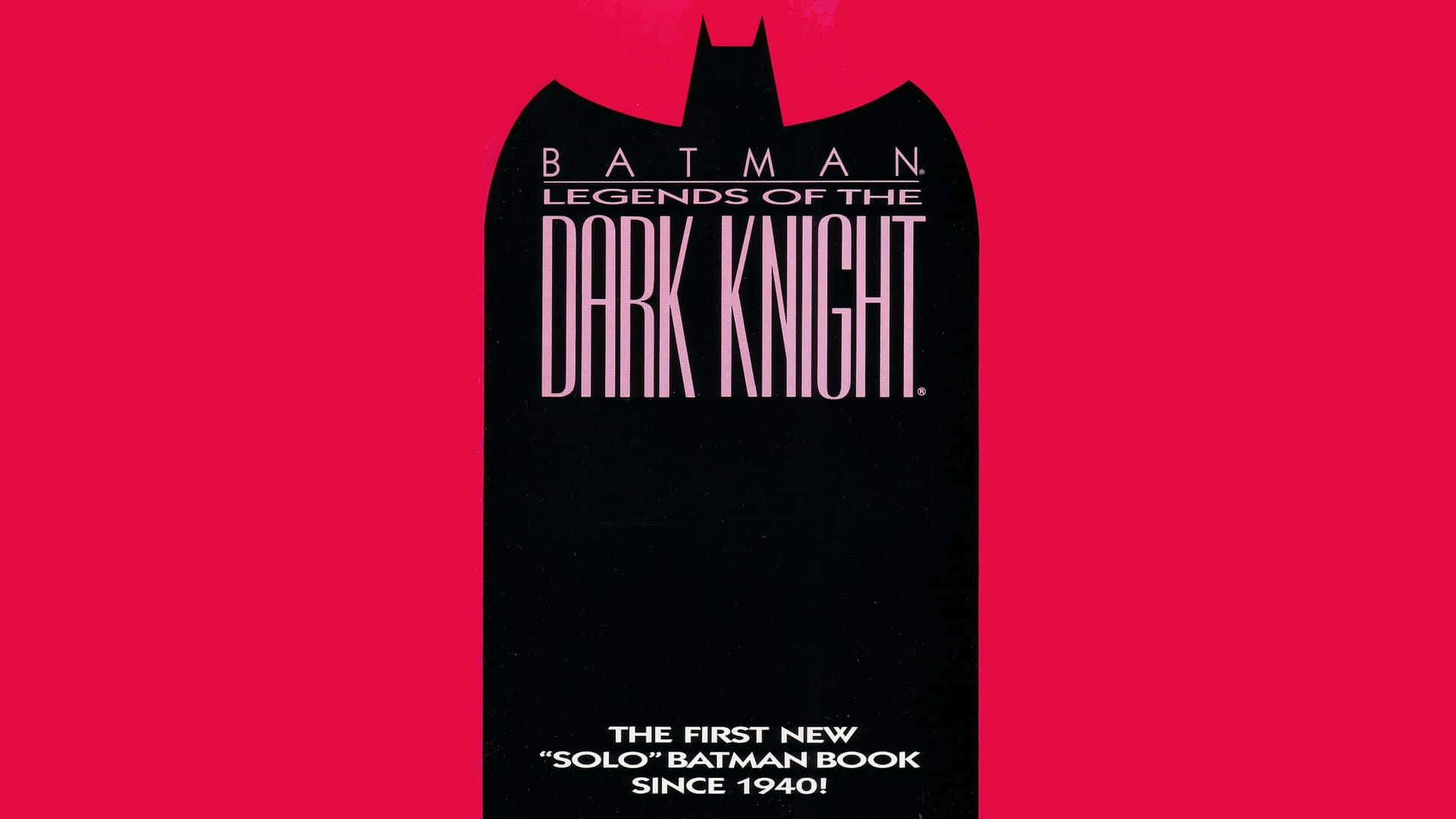 The Dark Knight surveys Gotham City from a rooftop vantage point Wallpaper