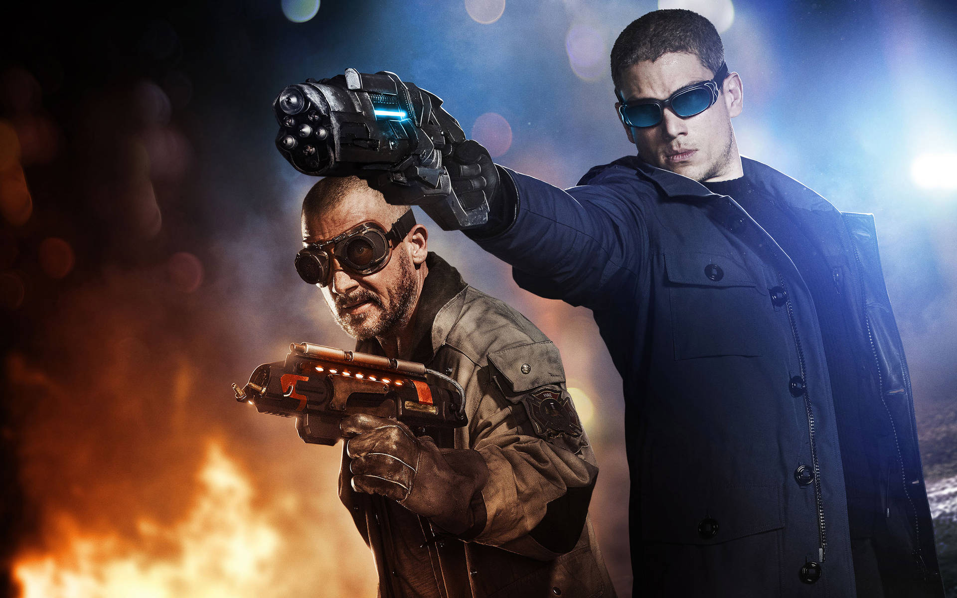 Legends Of Tomorrow Heatwave And Captain Cold Background