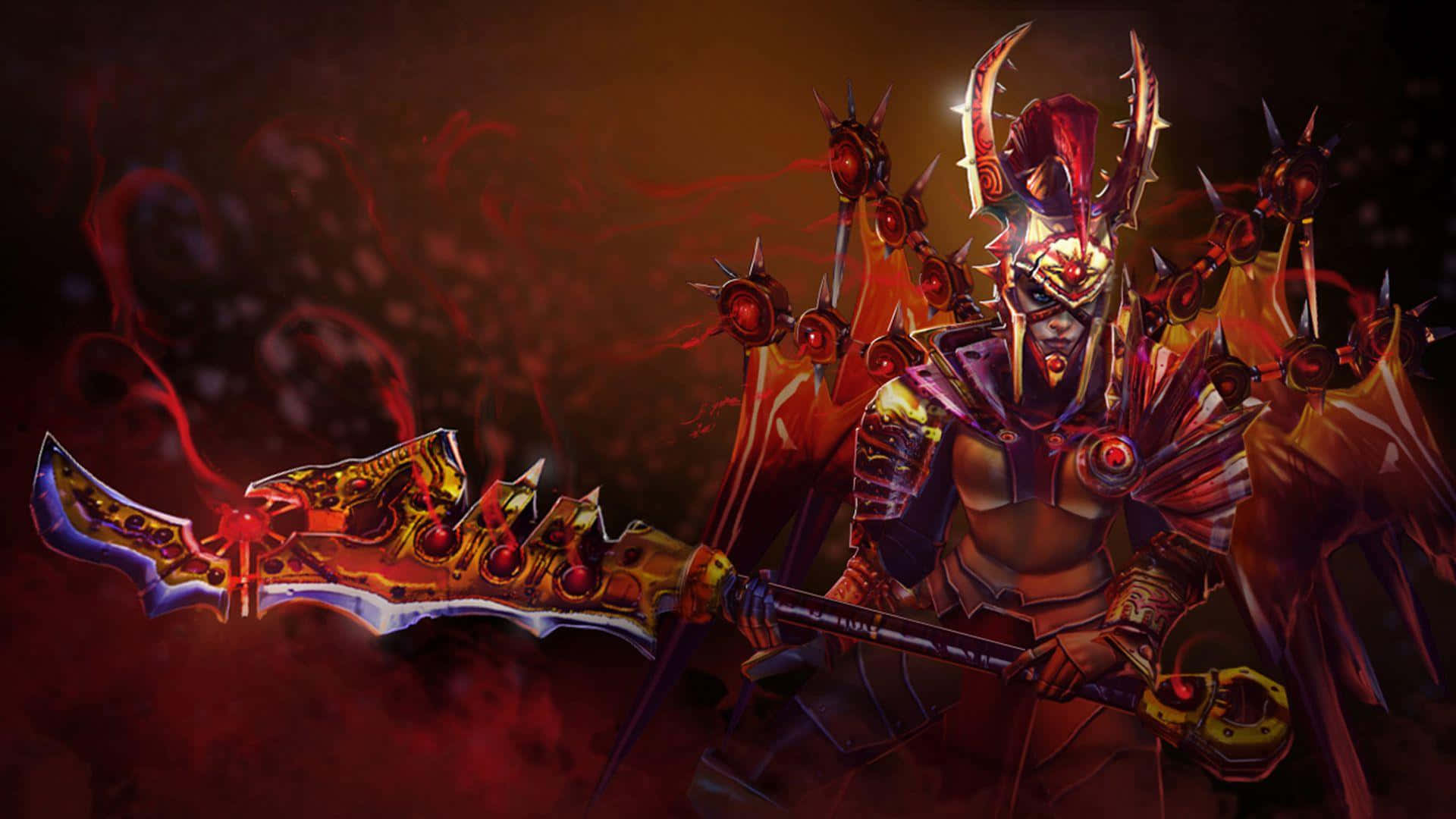 The Mighty Legion Commander Marches Into Battle Wallpaper