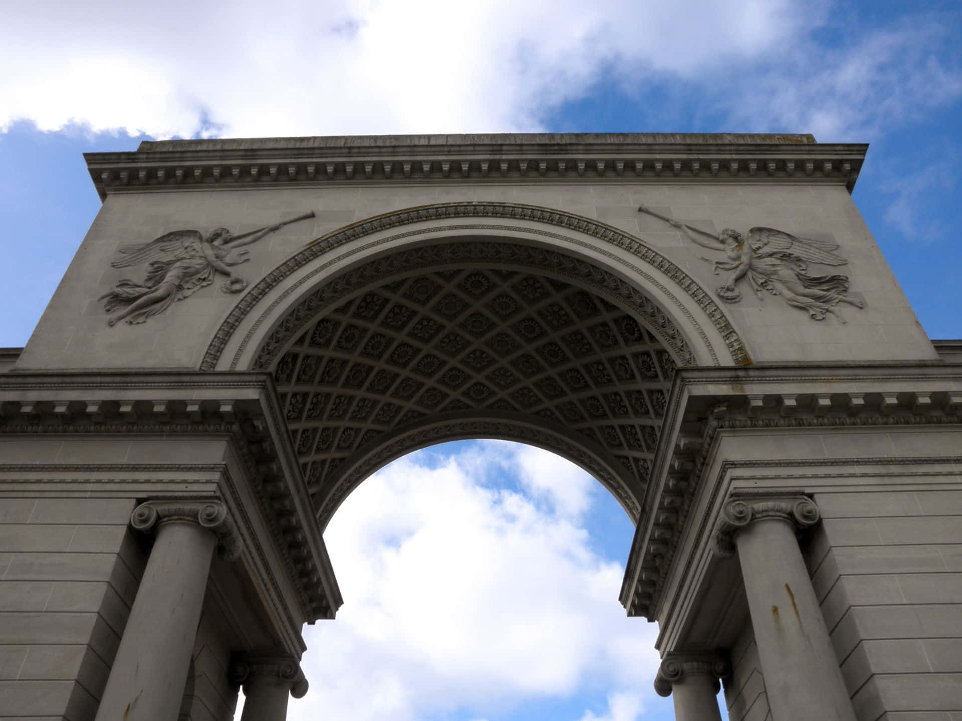 Legionof Honor Architecture Detail Wallpaper