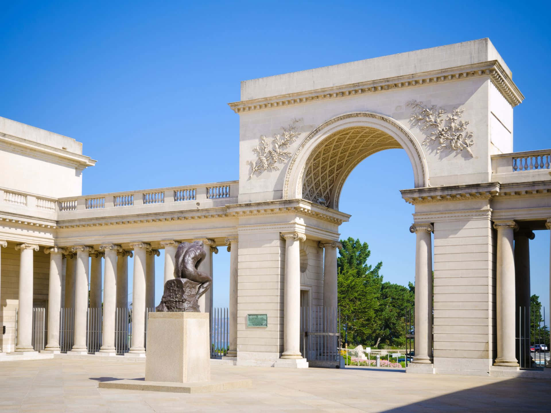 Architecture Et Sculpture Du Legion Of Honor Fond d'écran