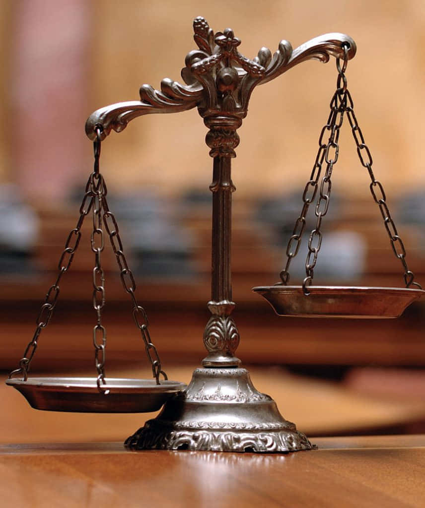 Legislative Justice Balance Figure Wallpaper