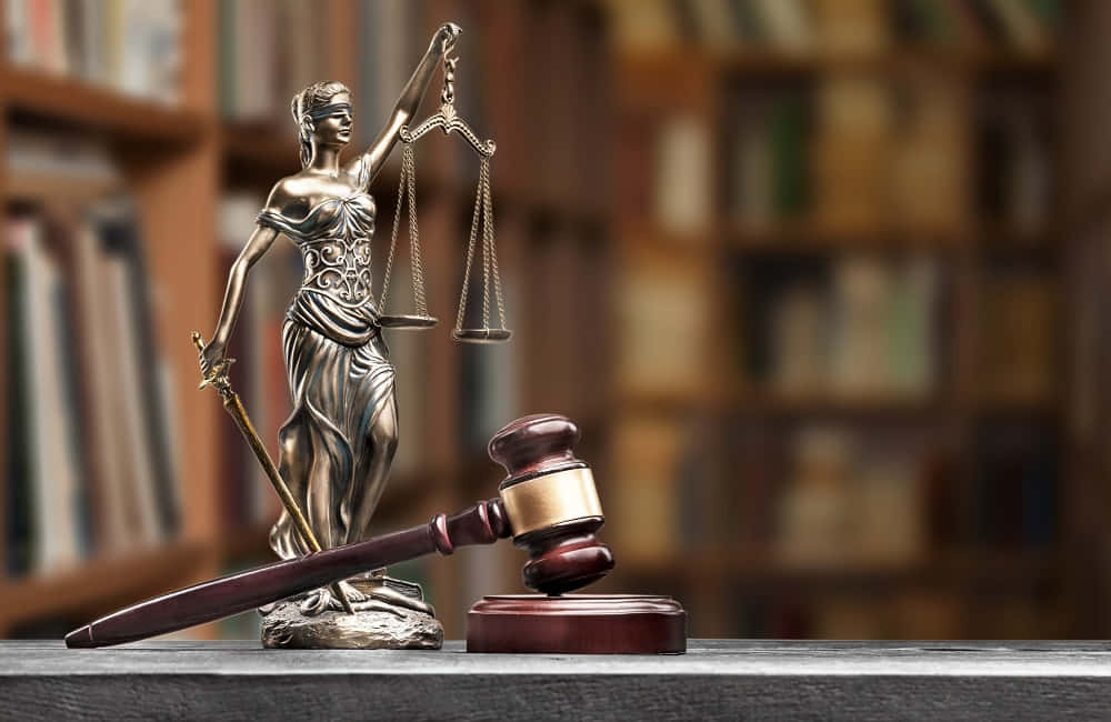 Legislative Justice Gavel Figurine Wallpaper