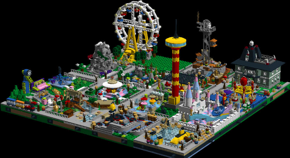 Lego Amusement Park Creation SVG