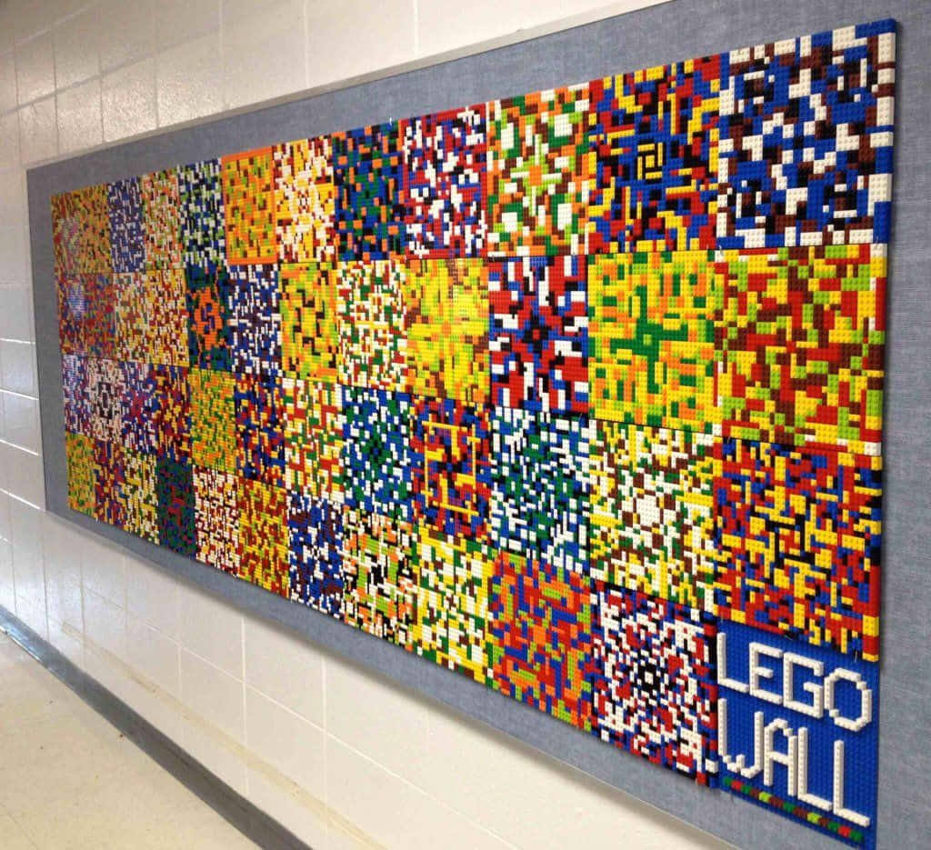 "A Multicolored Mosaic of Lego Art"