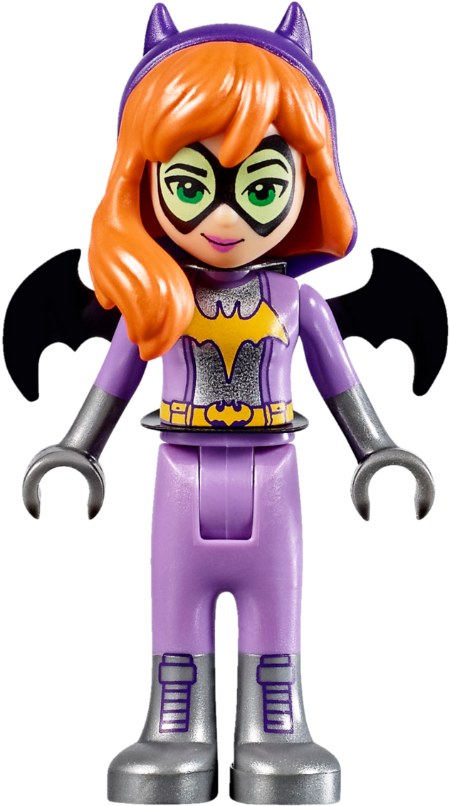 Lego Batgirl Figure Pose PNG
