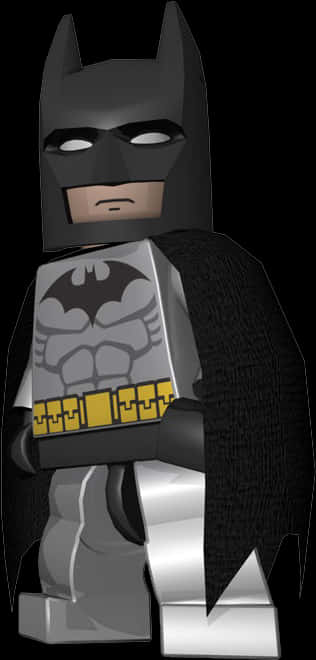 Lego Batman Figure Standing SVG