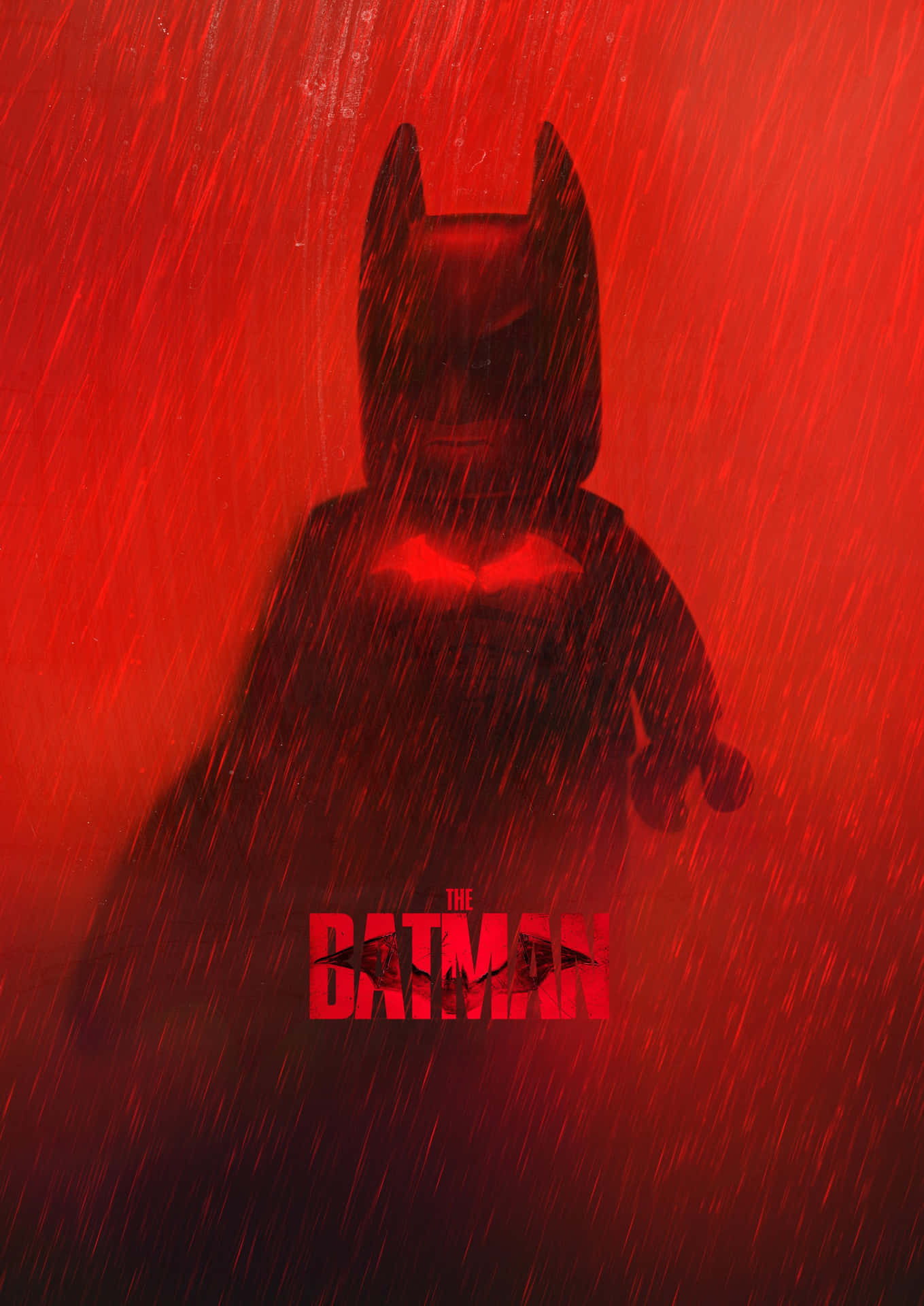 Lego Batman Red PFP Wallpaper