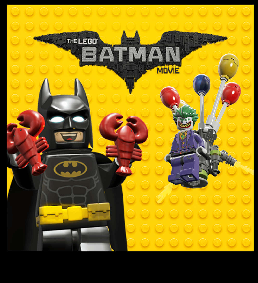 Lego Batmanand Joker Promotional Image PNG
