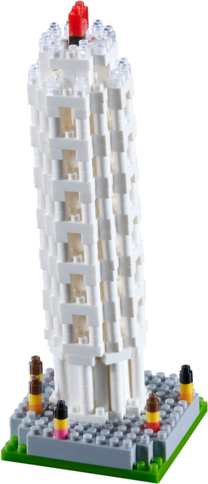 Lego Brick Skyscraper Model PNG