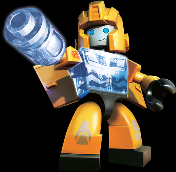 Lego Bumblebee Transformer Figure PNG