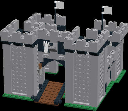 Lego Castle Model PNG