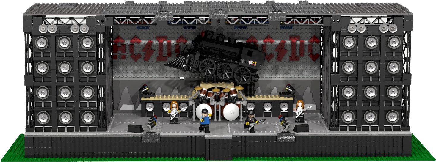 Lego Concert Stage Setup PNG