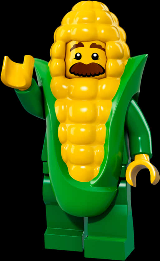 Lego Corn Cob Guy Figure PNG