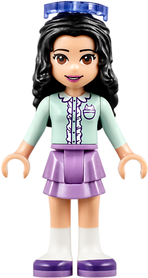 Download Lego Female Figurein Purpleand Teal Outfit | Wallpapers.com