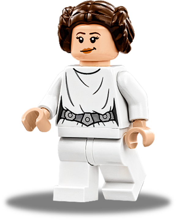 Lego Figure Princess Leia Classic PNG