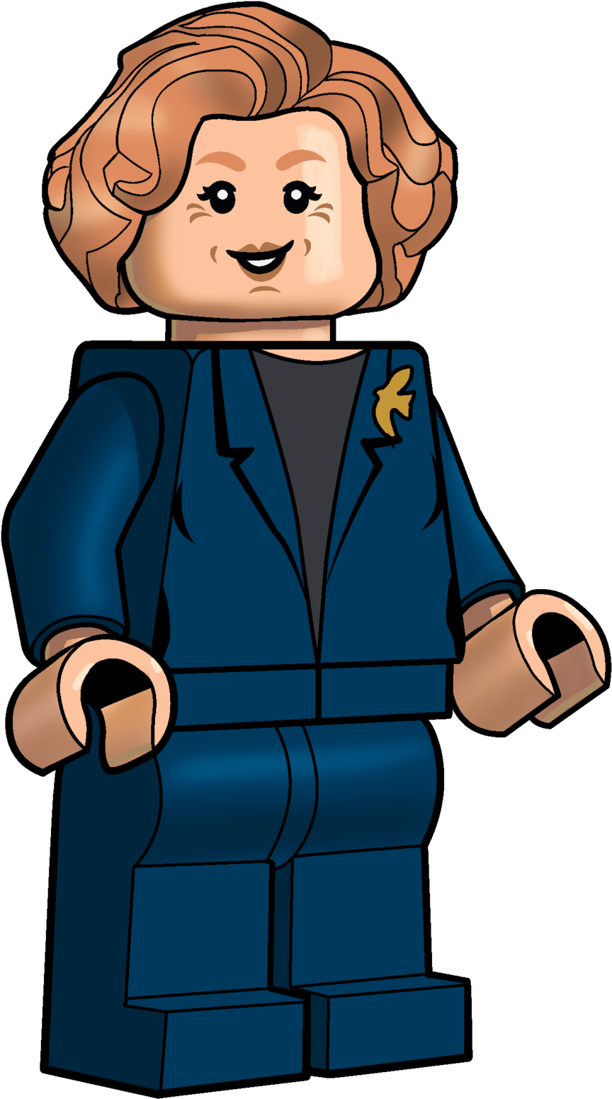 Lego Figurein Blue Suit PNG