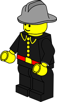 Lego Figurein Fedoraand Suit SVG