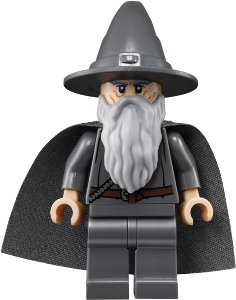 Lego Gandalf Figure PNG