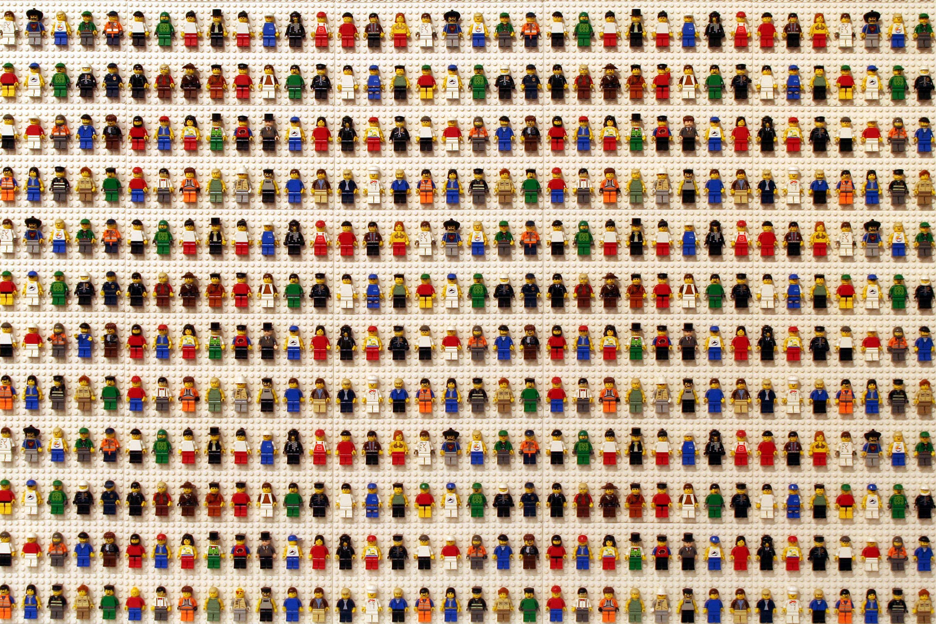 Exciting Collection of Lego Minifigures Wallpaper