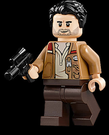 Lego Minifigure With Blaster SVG