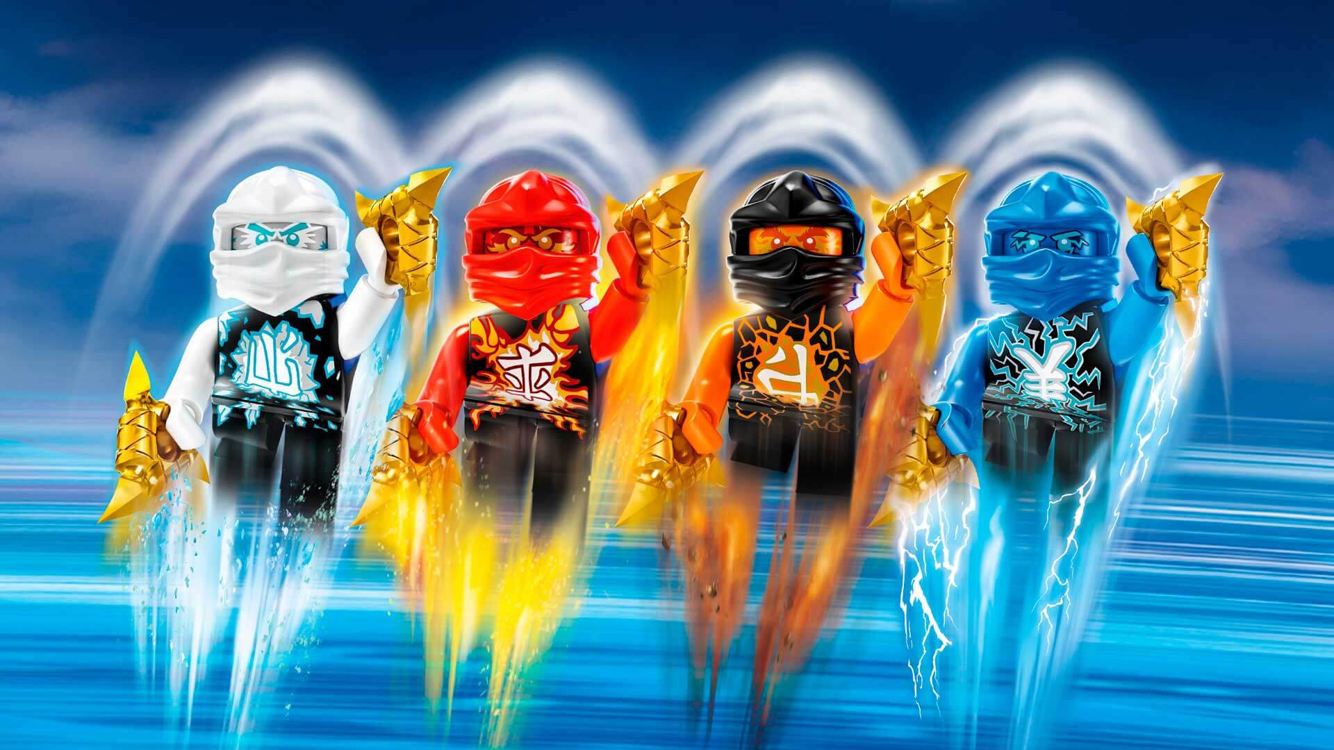 Lego Ninjago Elemental Powers Background
