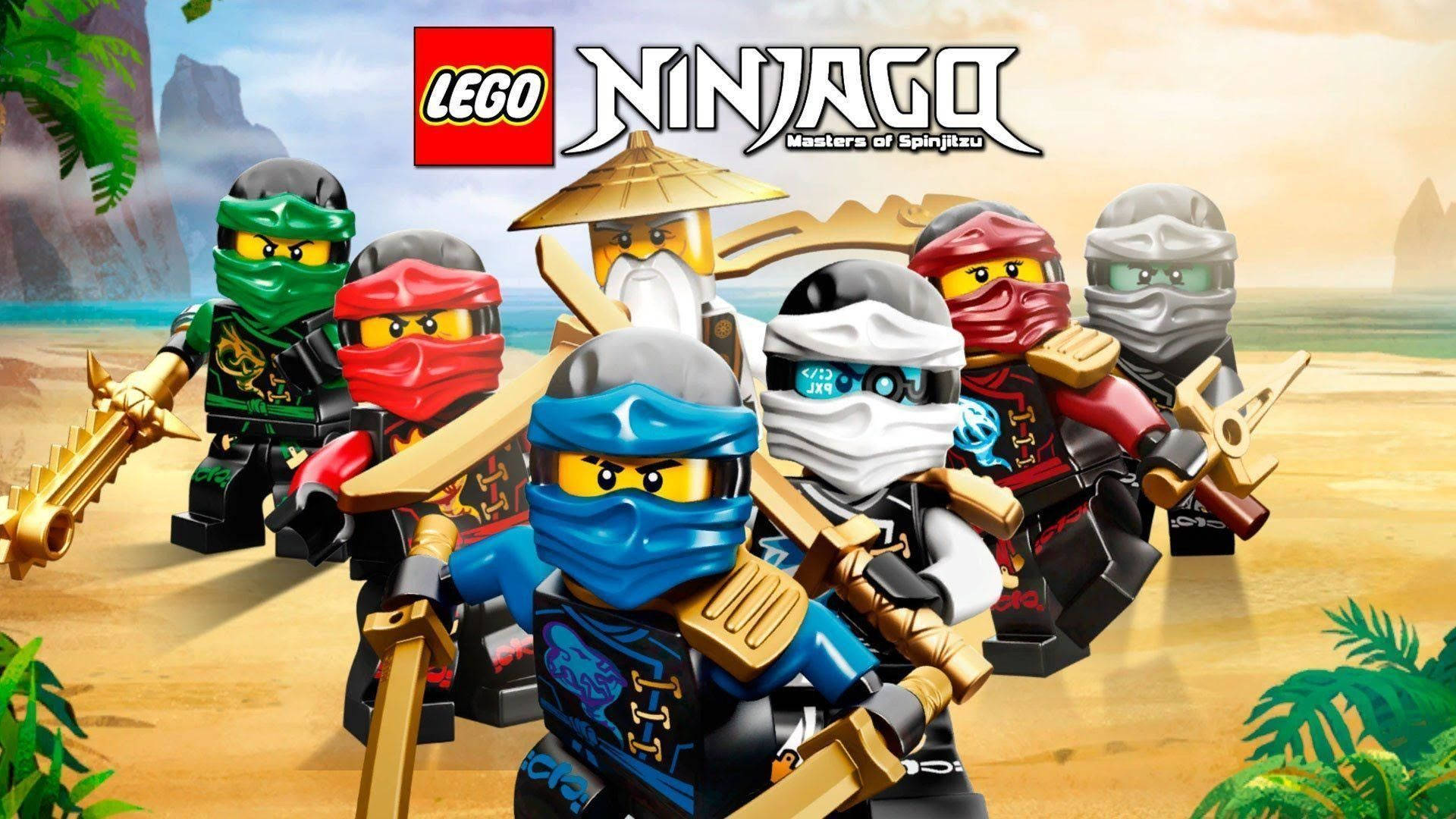 Lego Ninjago On Beach
