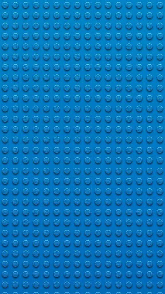Modello Lego Iphone Blu Sfondo