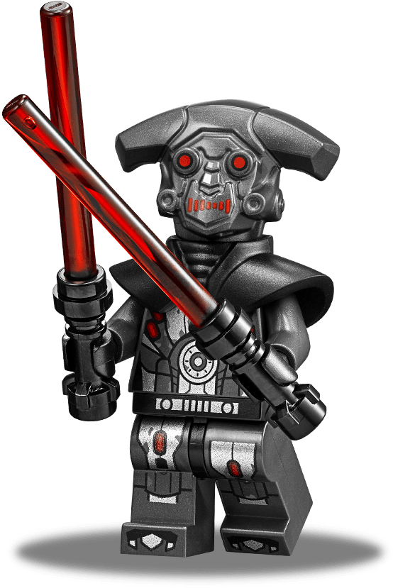 Lego Sith Droidwith Lightsabers PNG