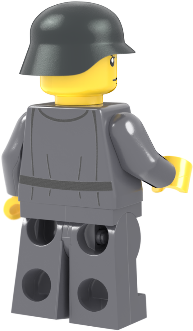 Lego Soldier Profile View PNG