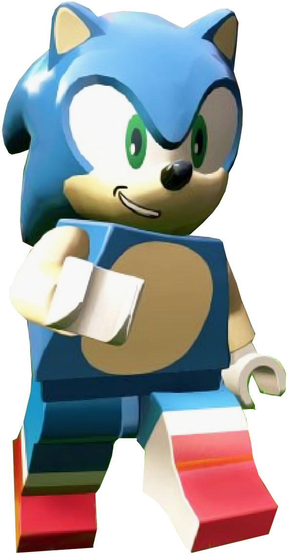Lego Sonic Hedgehog Character PNG