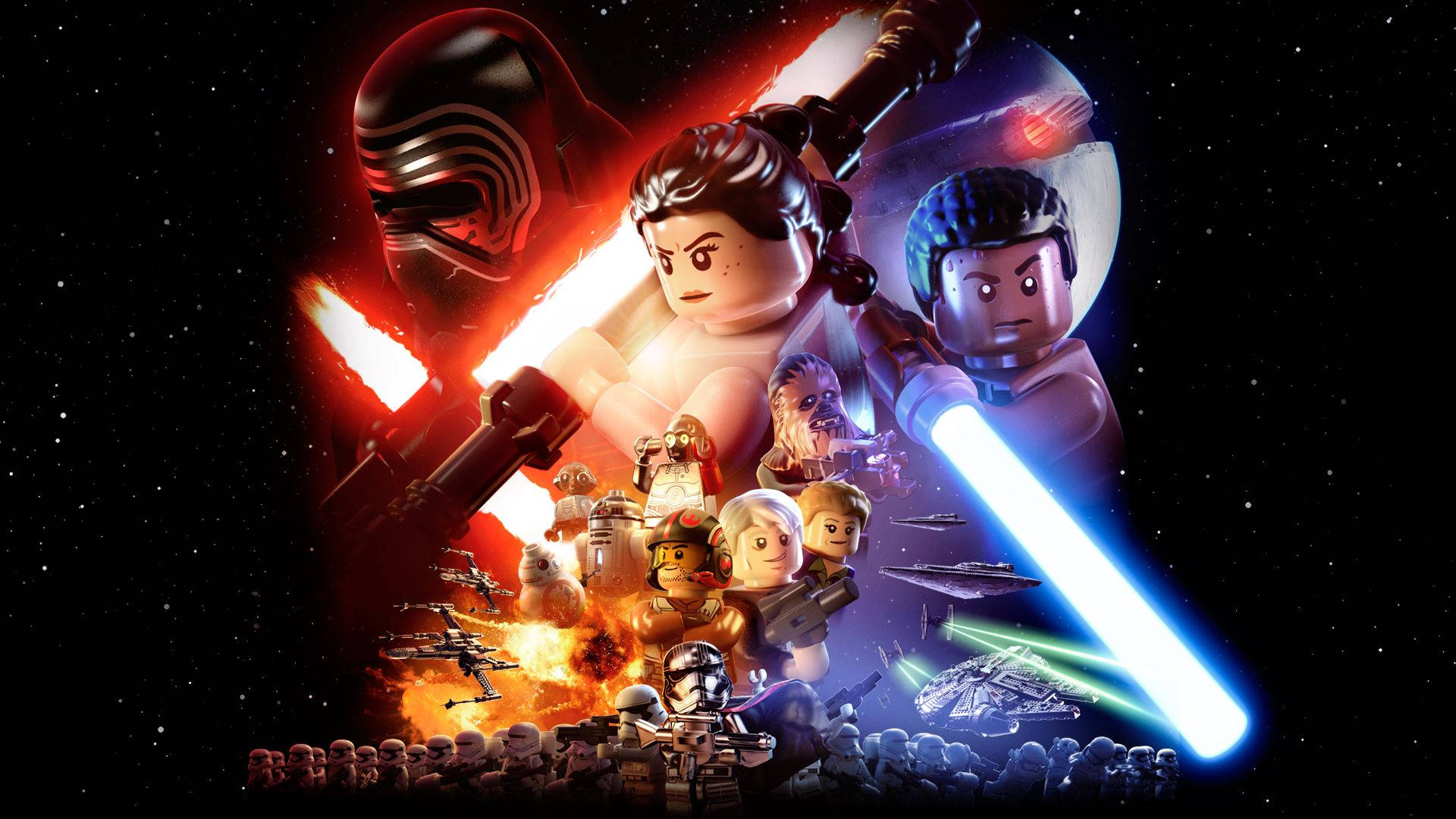 Äventyretmed Lego Star Wars Wallpaper