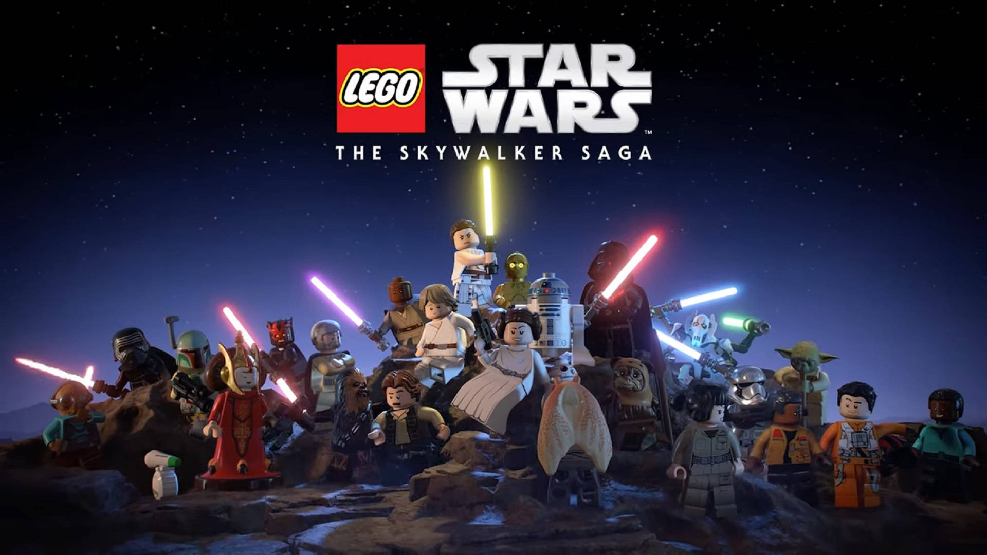 Legostar Wars La Saga Skywalker Fondo de pantalla