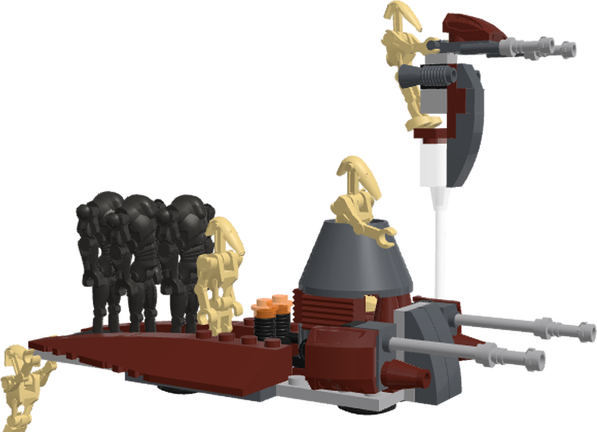 Lego Star Wars Droid Army Formation PNG
