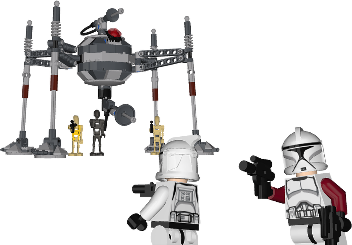 Lego Star Wars Droidsand Clone Trooper PNG
