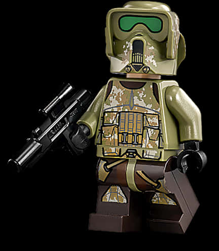 Lego Star Wars Minifigure Scout Trooper SVG