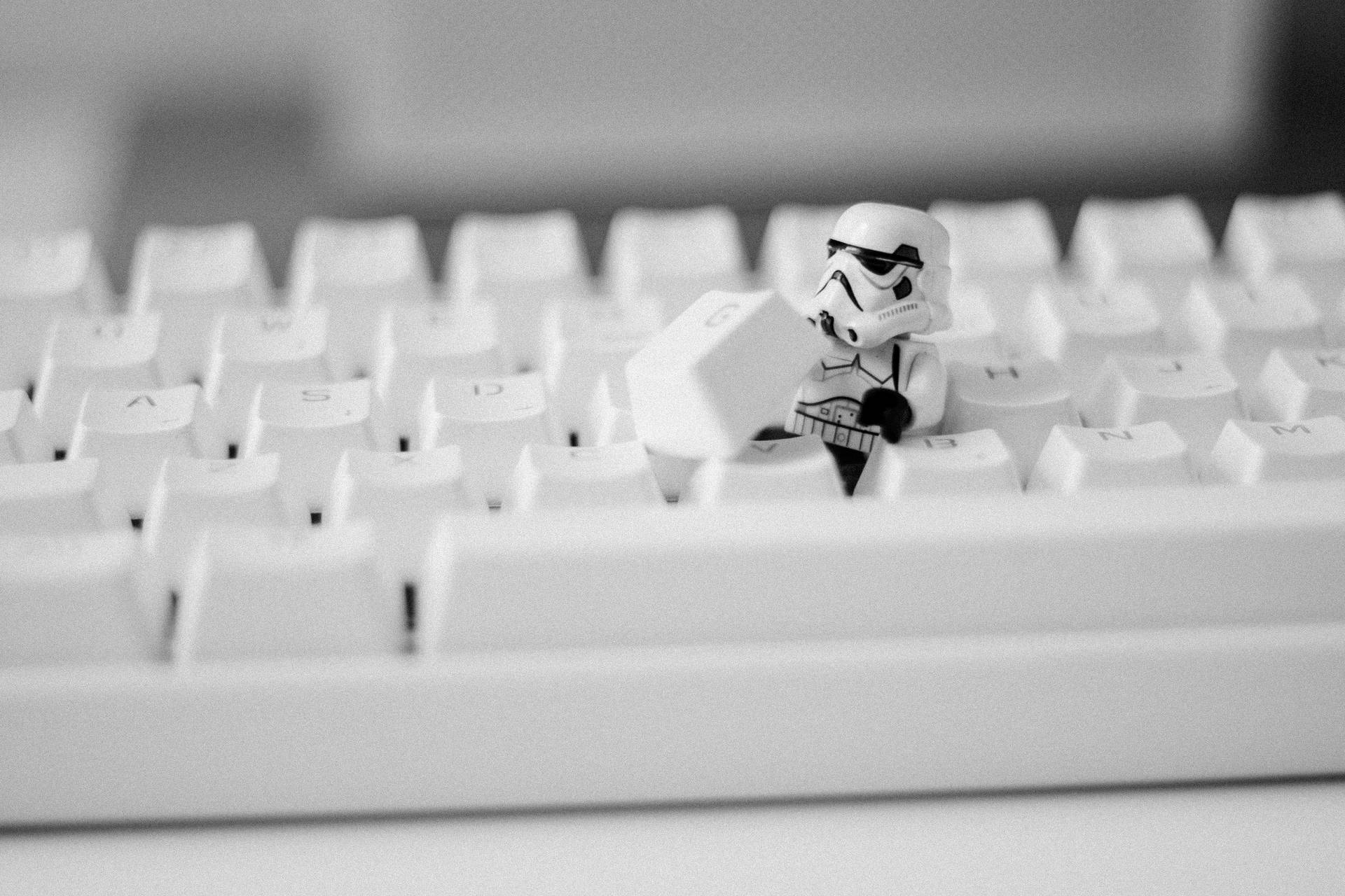 Lego Stormtrooper Keyboard Adventure SVG