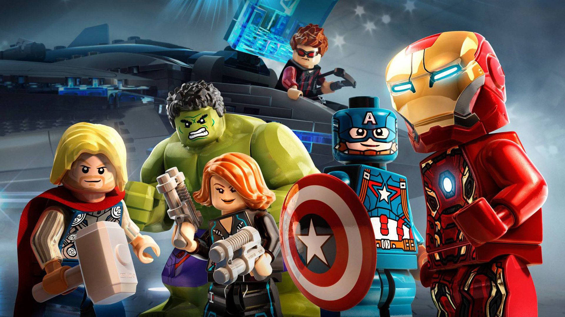 Legosuperhelden Avengers 3d Wallpaper