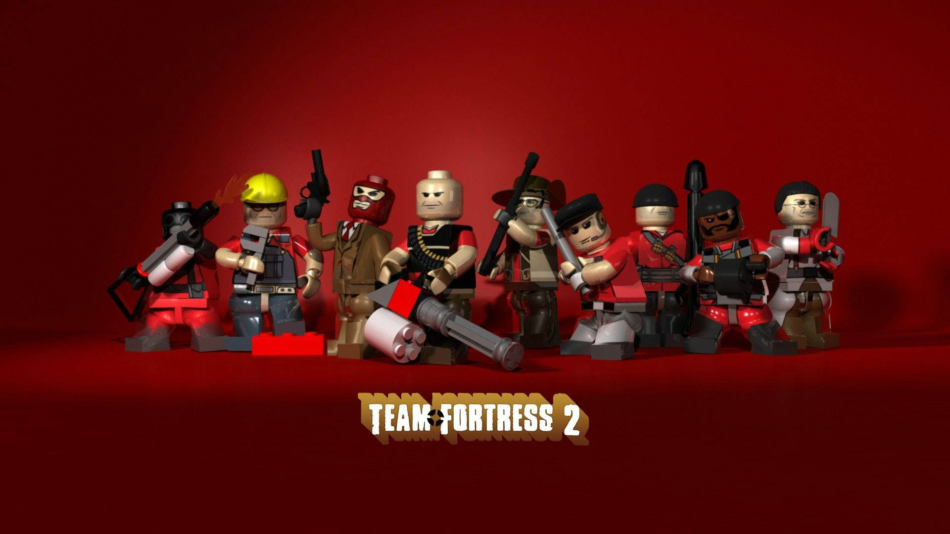 Lego Team Fortress2 Characters SVG