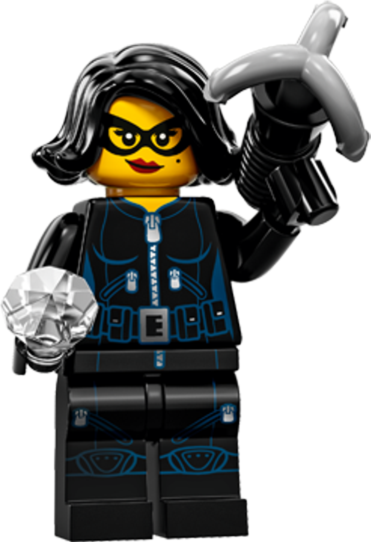 Lego Thief With Diamondand Crowbar PNG