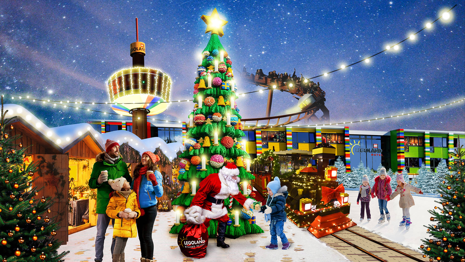 Legoland Christmas Season Wallpaper