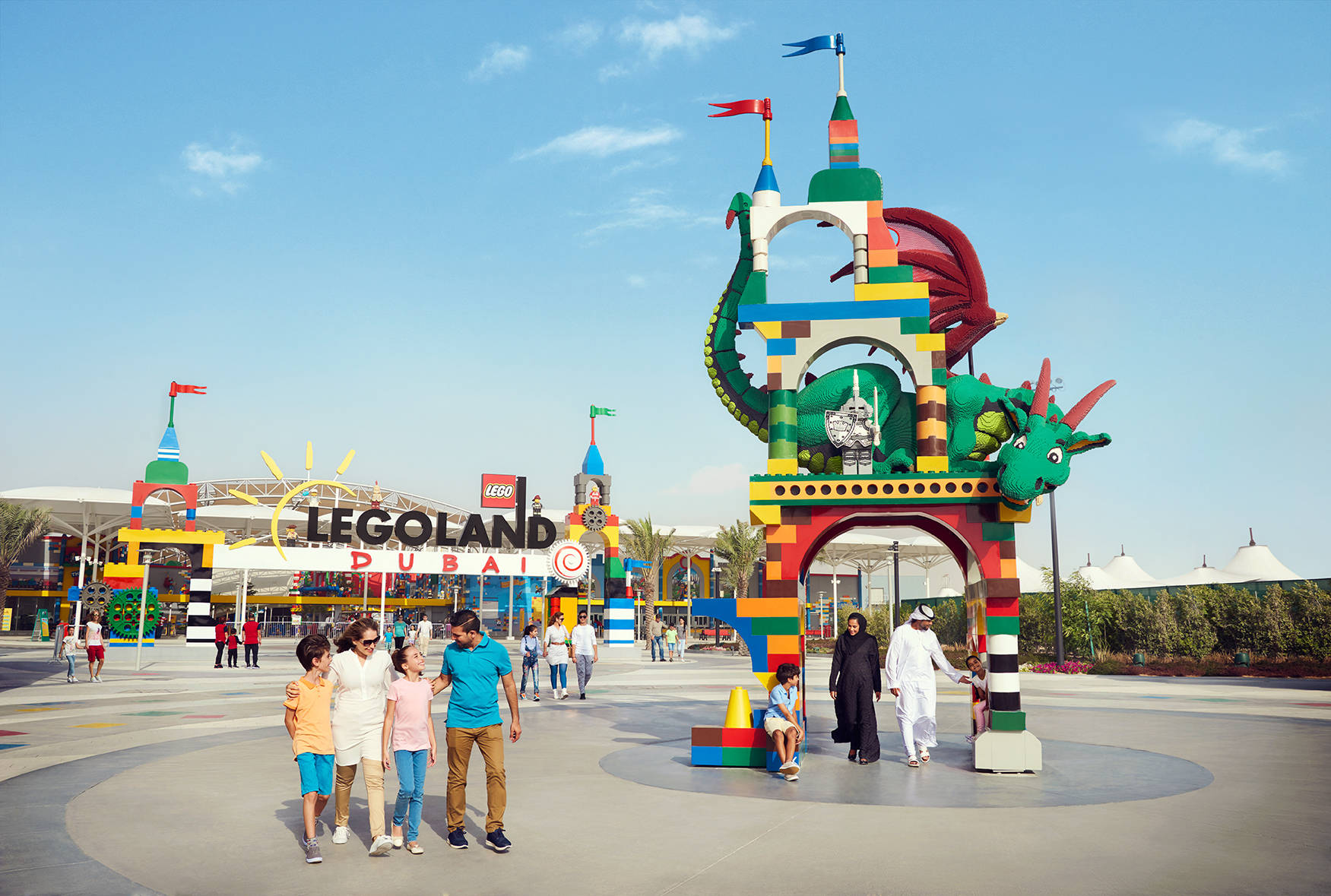 Bagrundsbillede af Legoland Dubai Wallpaper