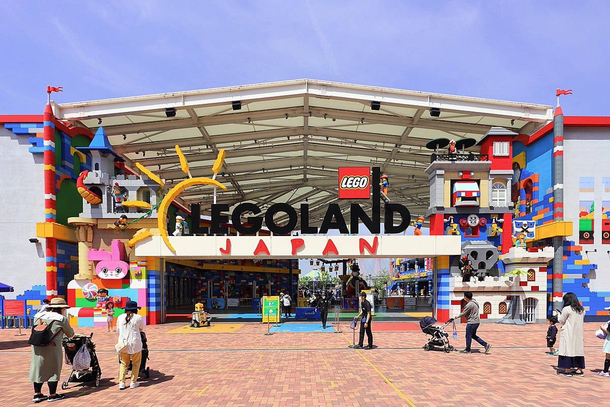 Bagindgangen til Legoland Japan tapet Wallpaper