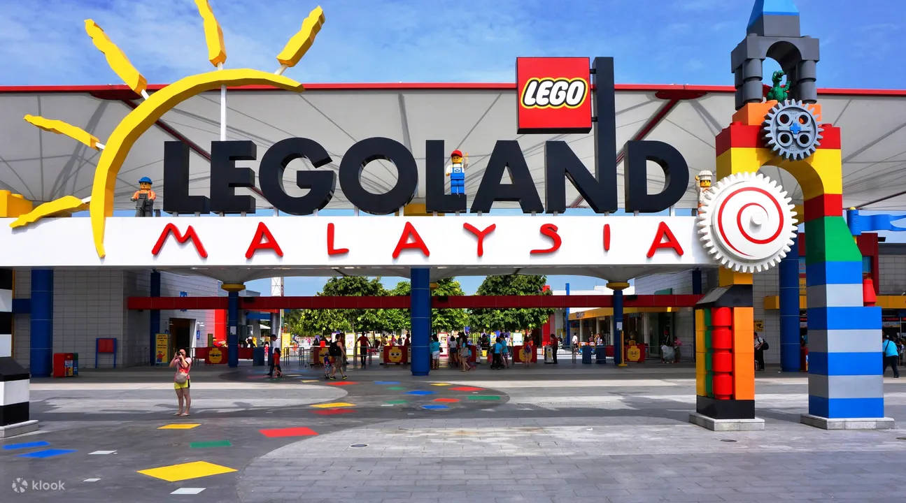 Ingressodi Legoland Malaysia In Primo Piano Sfondo