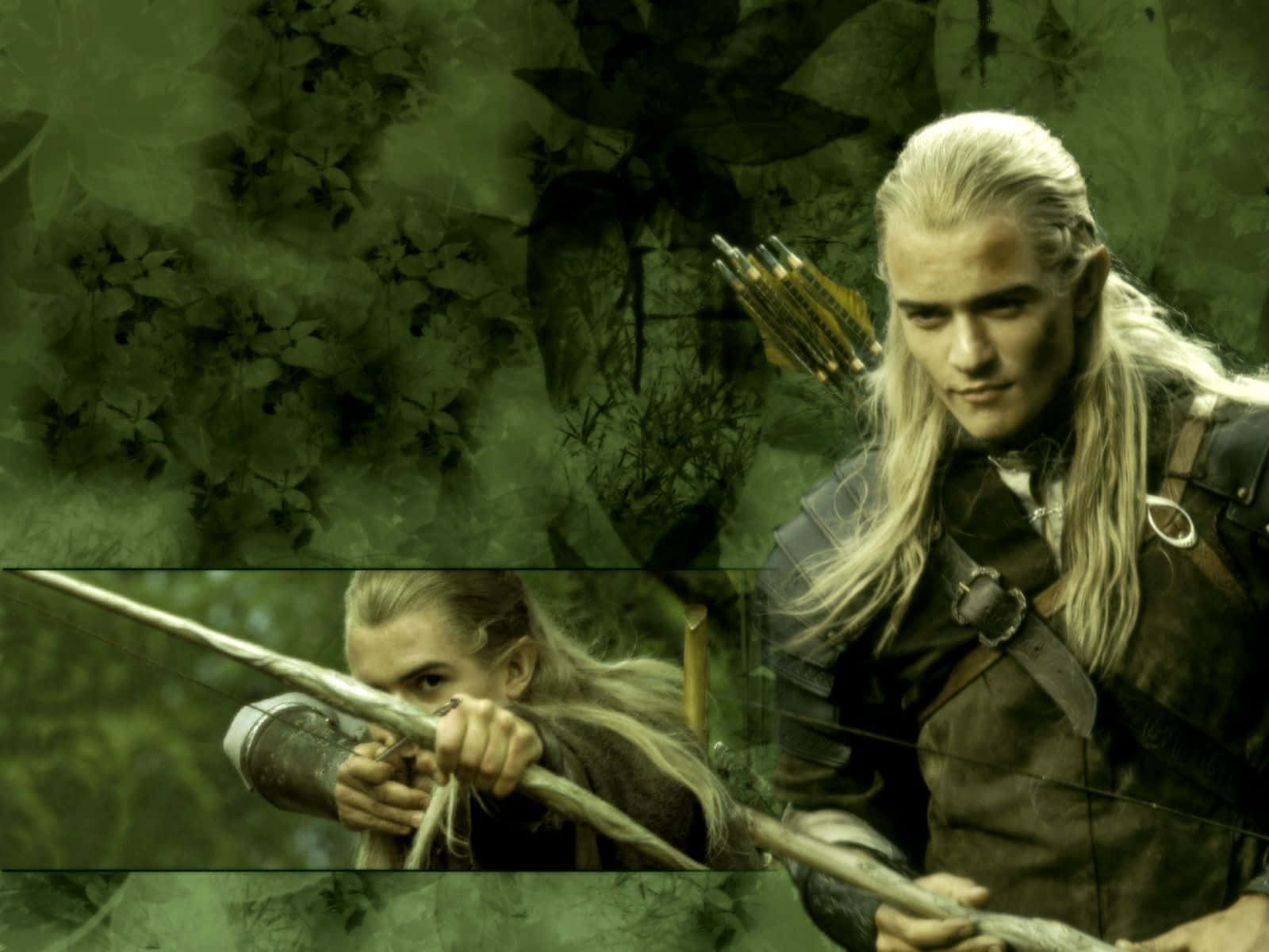 The Hobbit With An Arrow In His Hand Wallpaper