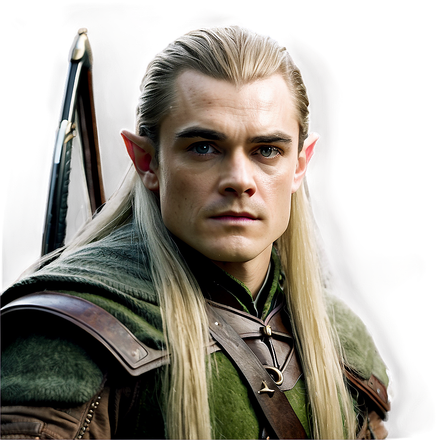 Legolas Greenleaf Portrait Png Ulq PNG