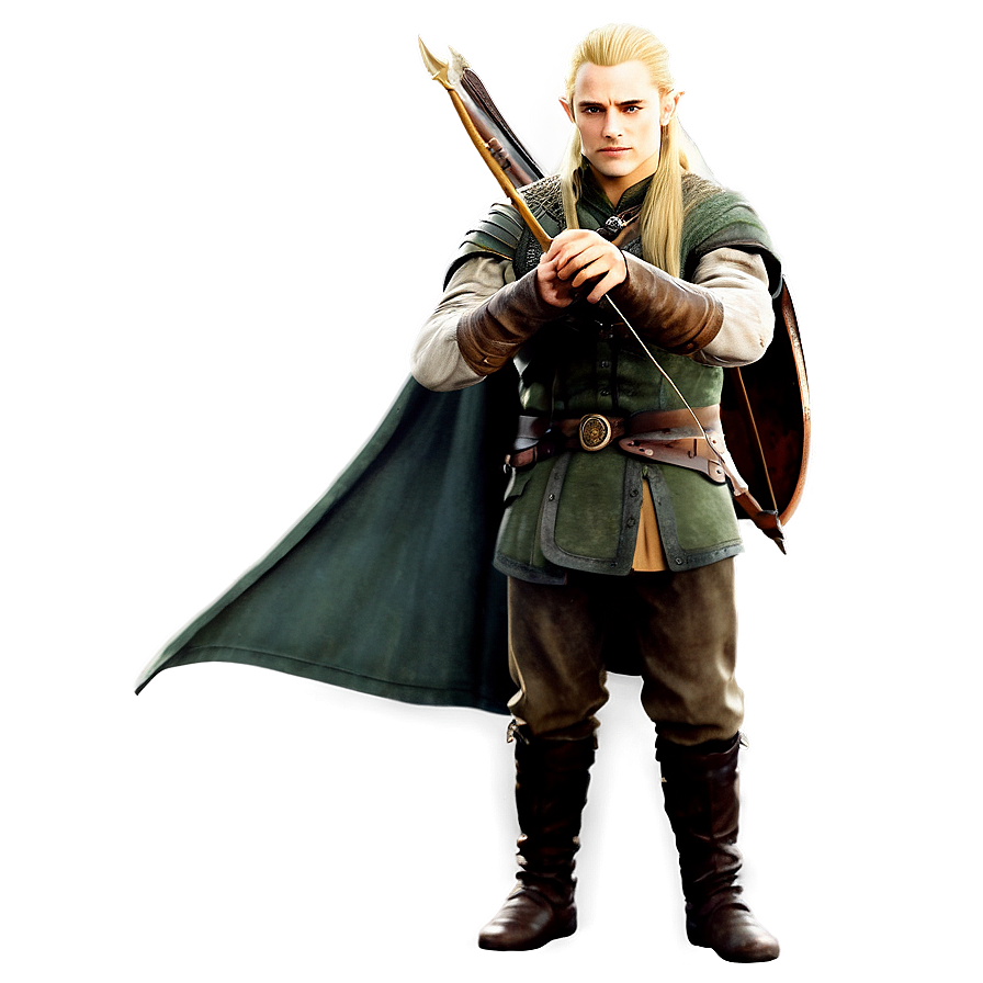 Legolas Lord Of The Rings Png Vcr PNG