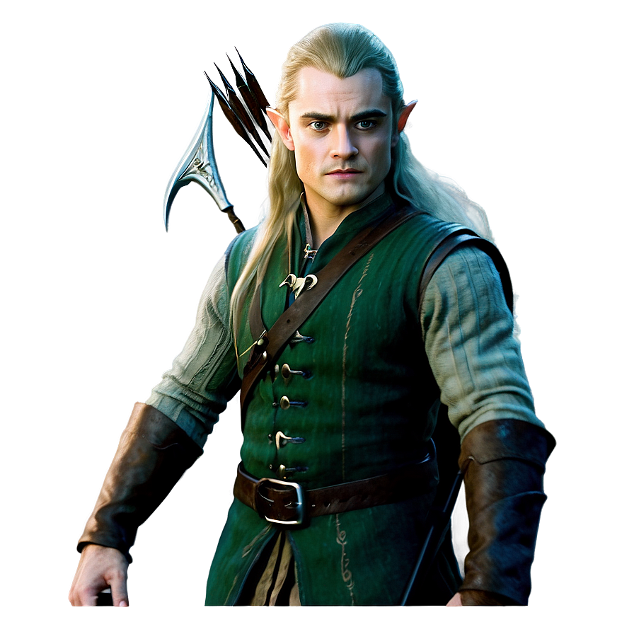 Legolas Vintage Artwork Png Ams80 PNG